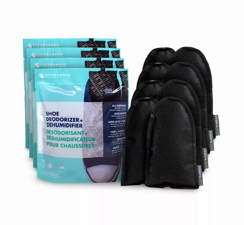 Shoe Deodorizer + Dehumidifier, Pair Ever Bamboo