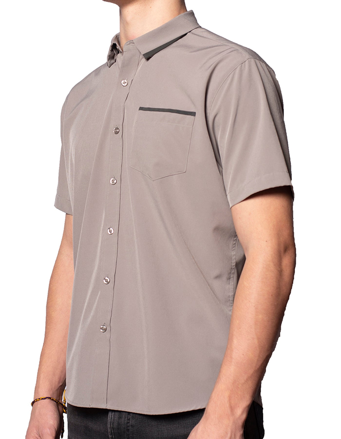 Short Sleeve "Edge" Button-Up Spearpoint Apparel