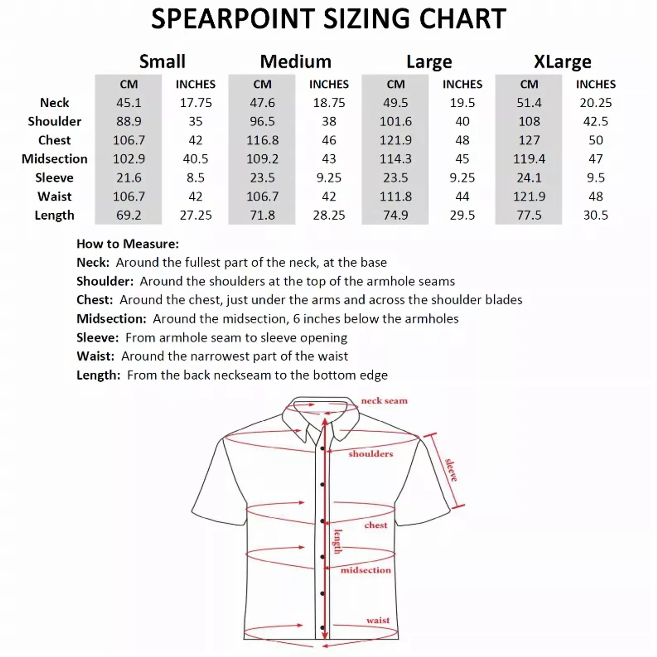 Short Sleeve "Point" Button-Up Spearpoint Apparel