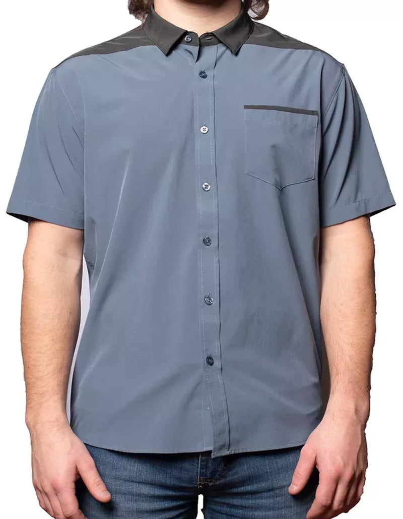 Short Sleeve "Point" Button-Up Spearpoint Apparel