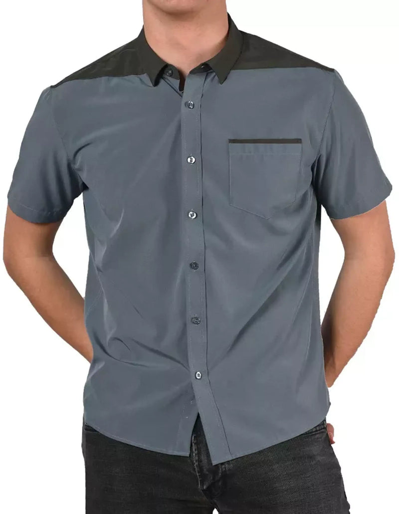 Short Sleeve "Point" Button-Up Spearpoint Apparel