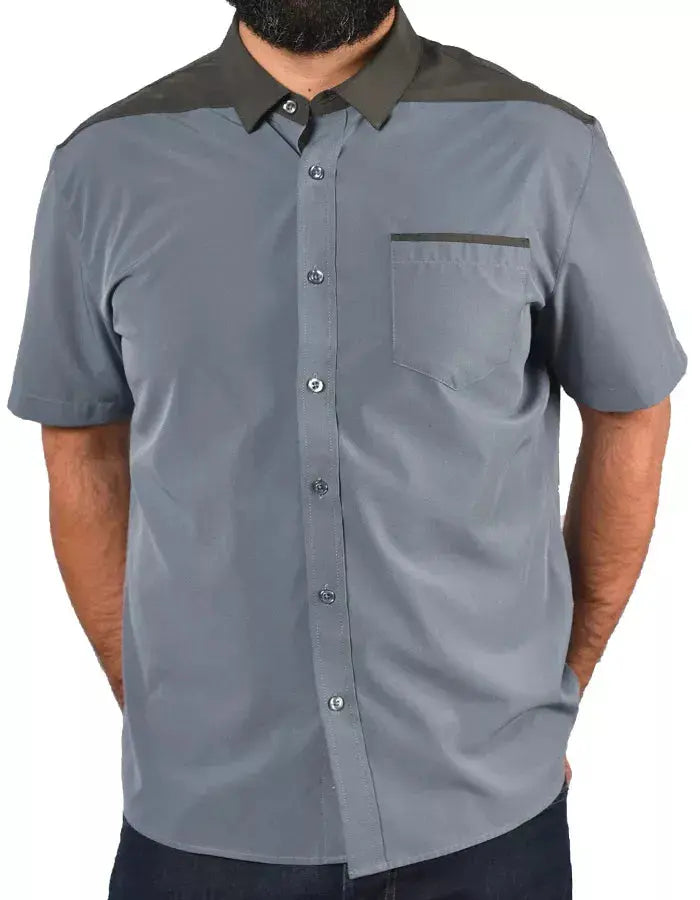 Short Sleeve "Point" Button-Up Spearpoint Apparel