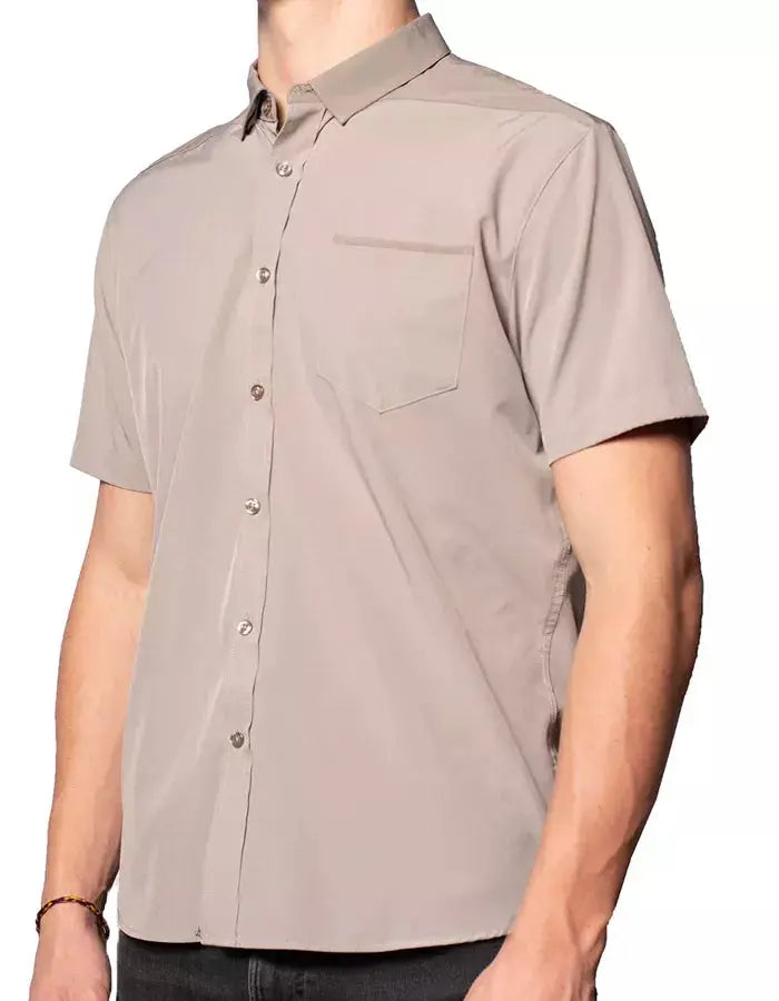 Short Sleeve "Point" Button-Up Spearpoint Apparel