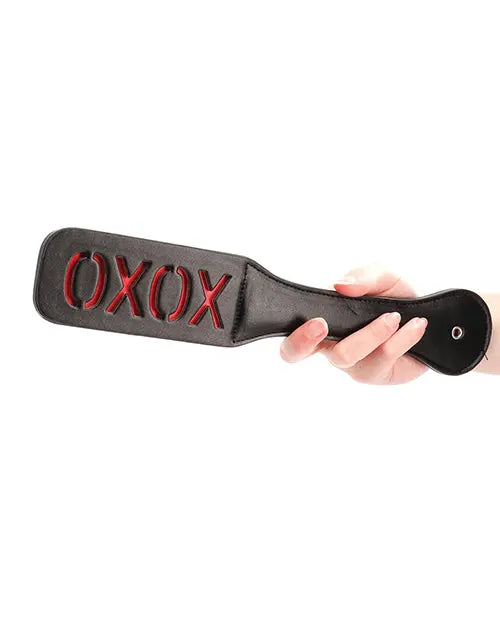 Shots Ouch Xoxo Paddle - Black Shots America LLC