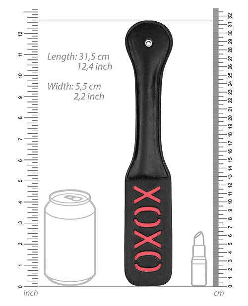 Shots Ouch Xoxo Paddle - Black Shots America LLC