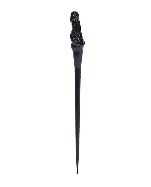 Shots The Dickheads Groom Toothpicks - Black - GreatEagleInc