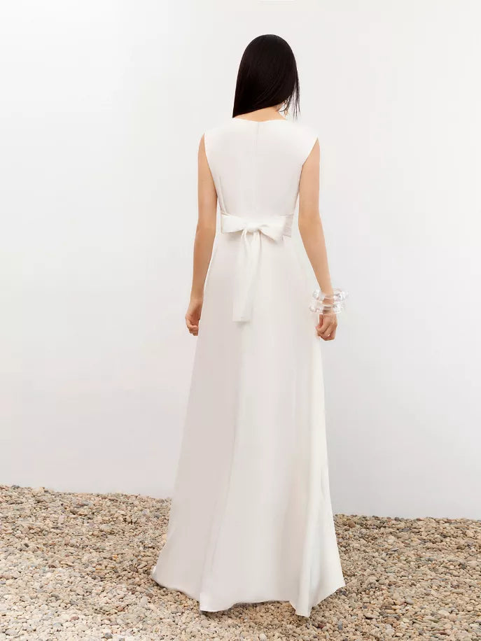 Shoulder Pad Maxi Dress Nocturne