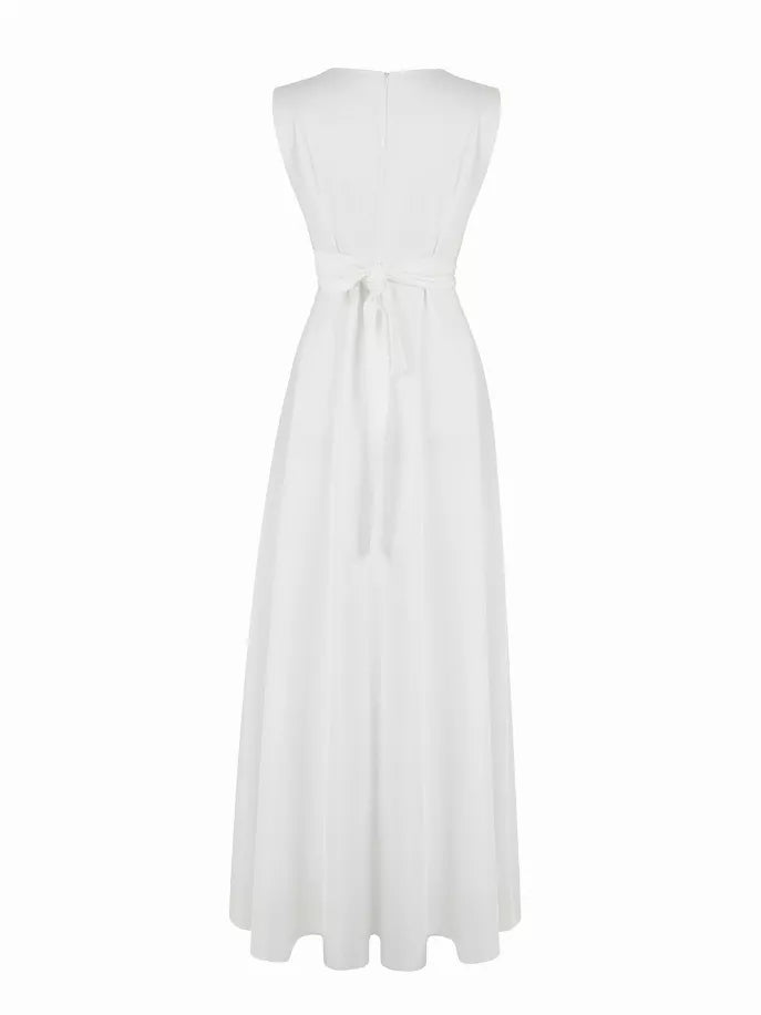 Shoulder Pad Maxi Dress Nocturne
