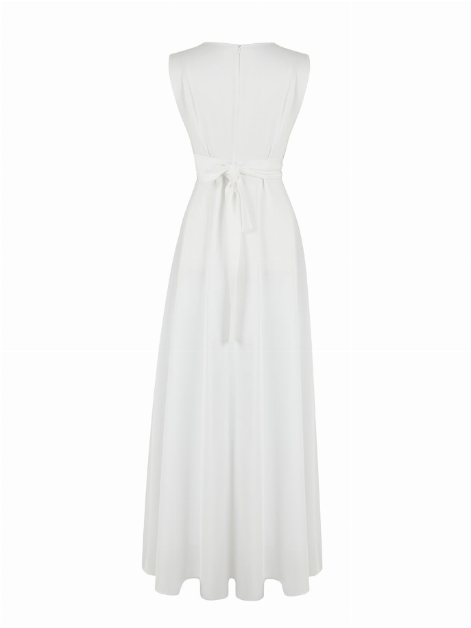 Shoulder Pad Maxi Dress Nocturne