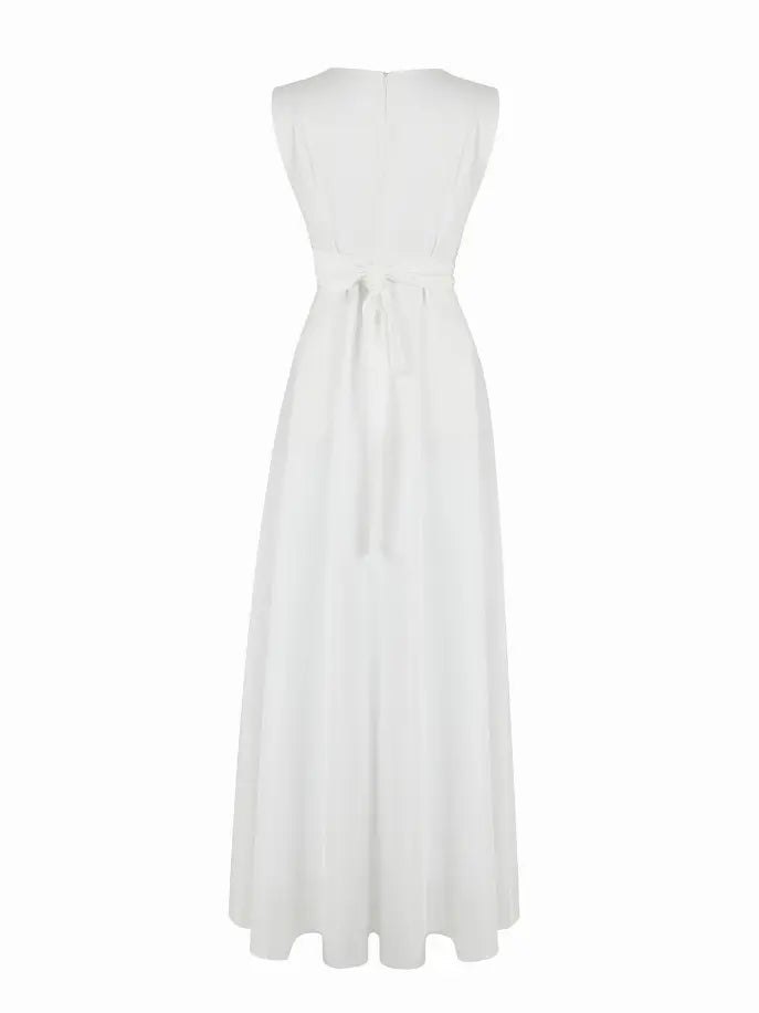 Shoulder Pad Maxi Dress Nocturne