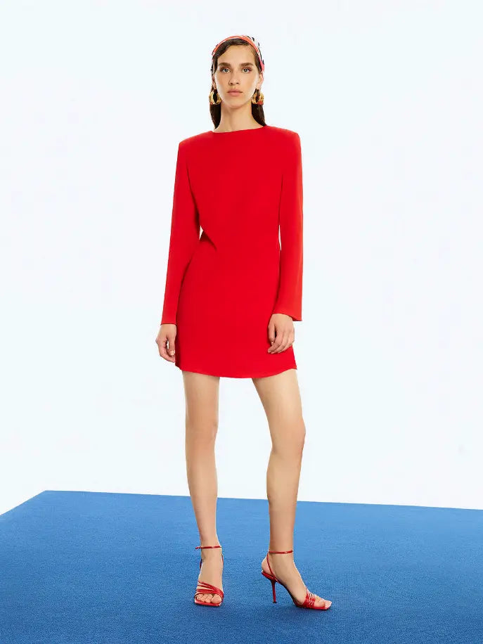 Shoulder Pad Mini Dress Monique Store