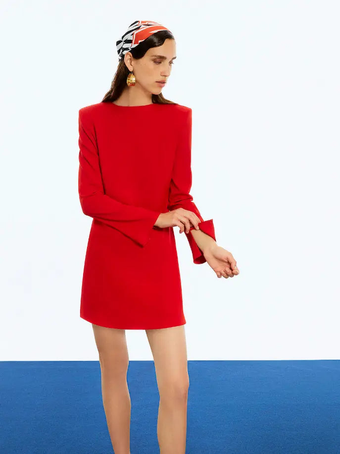 Shoulder Pad Mini Dress Monique Store