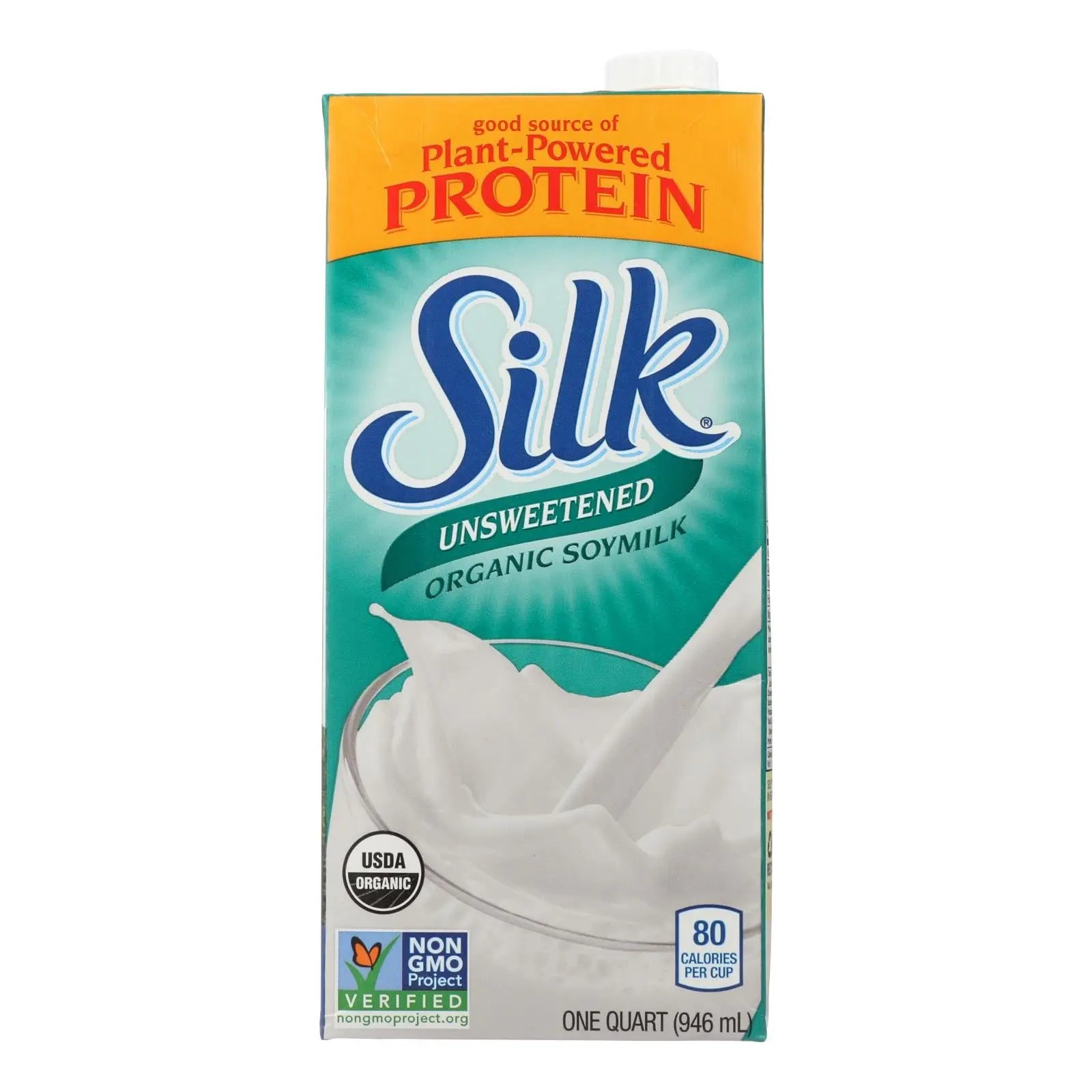 Silk Organic Soymilk - Unsweetened - Case Of 6 - 32 Fl Oz. Silk
