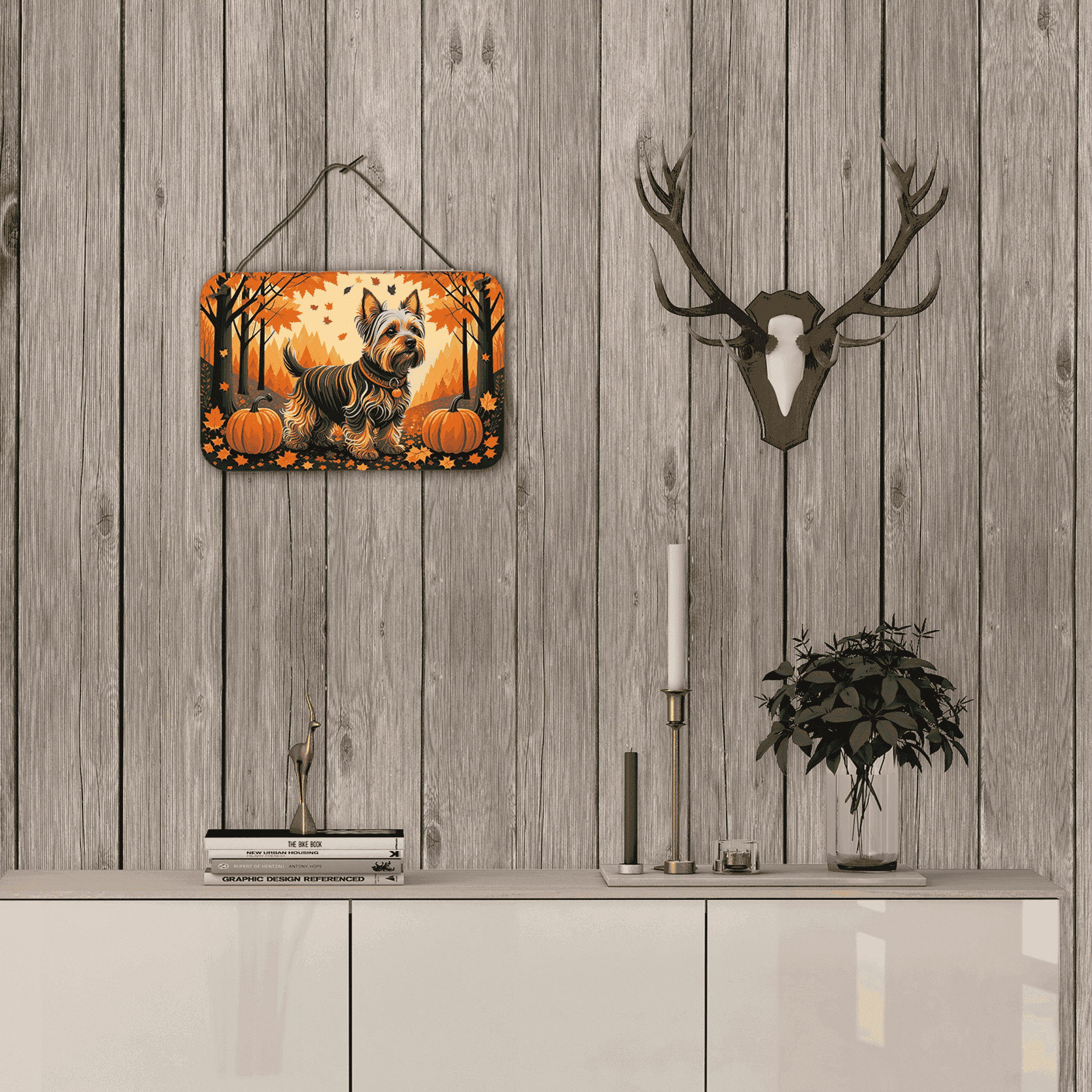 Silky Terrier Fall Wall or Door Hanging Prints Caroline's Treasures