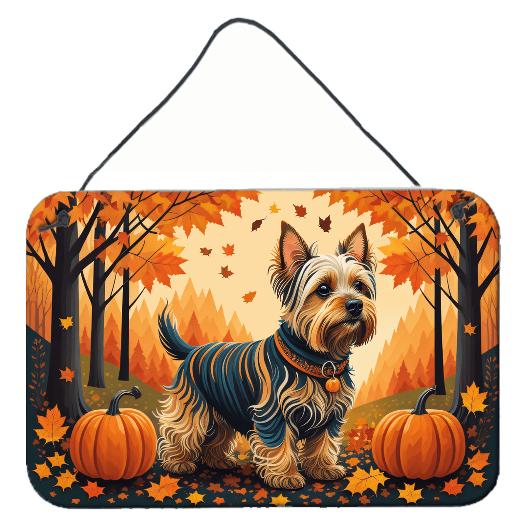 Silky Terrier Fall Wall or Door Hanging Prints Caroline's Treasures