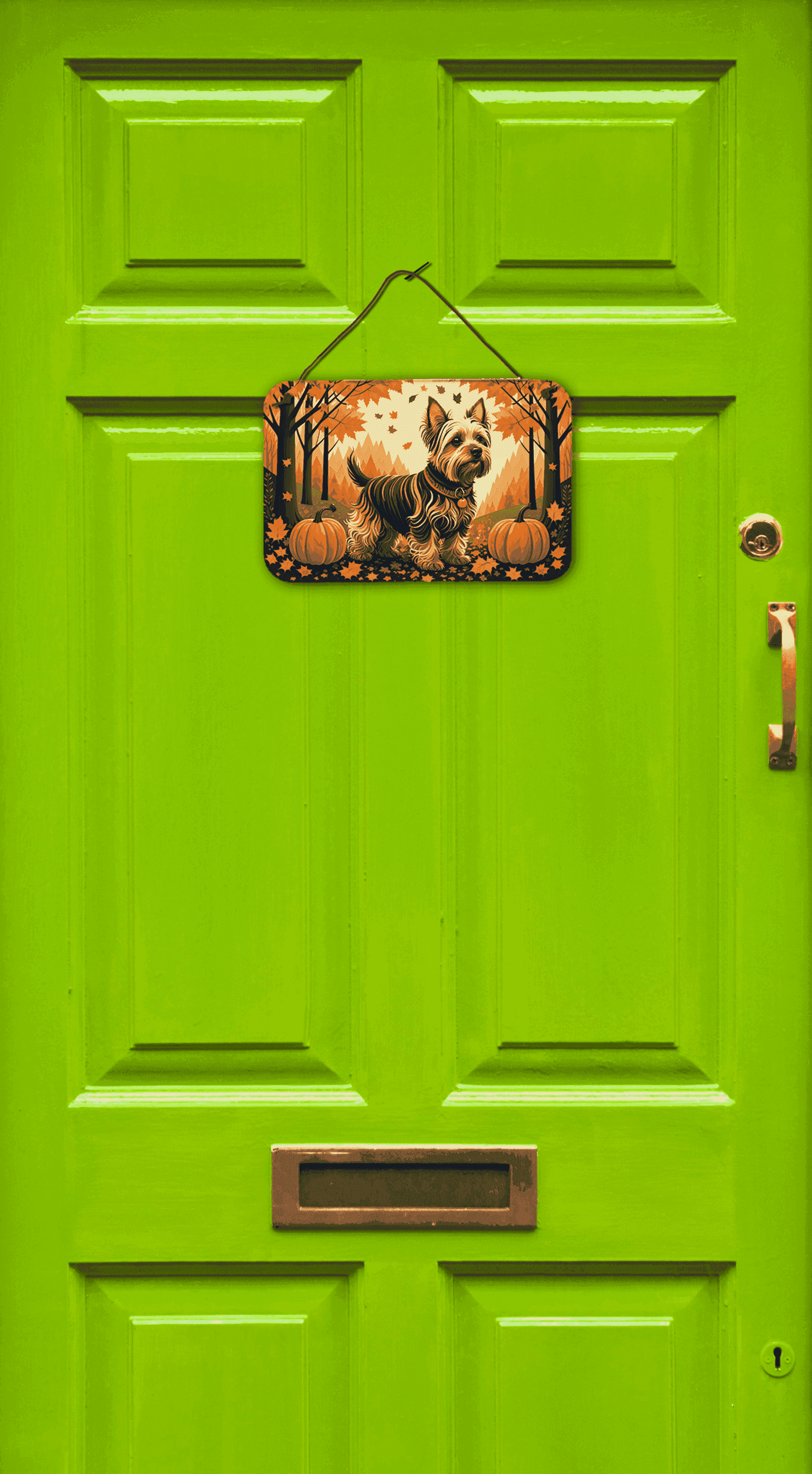 Silky Terrier Fall Wall or Door Hanging Prints Caroline's Treasures