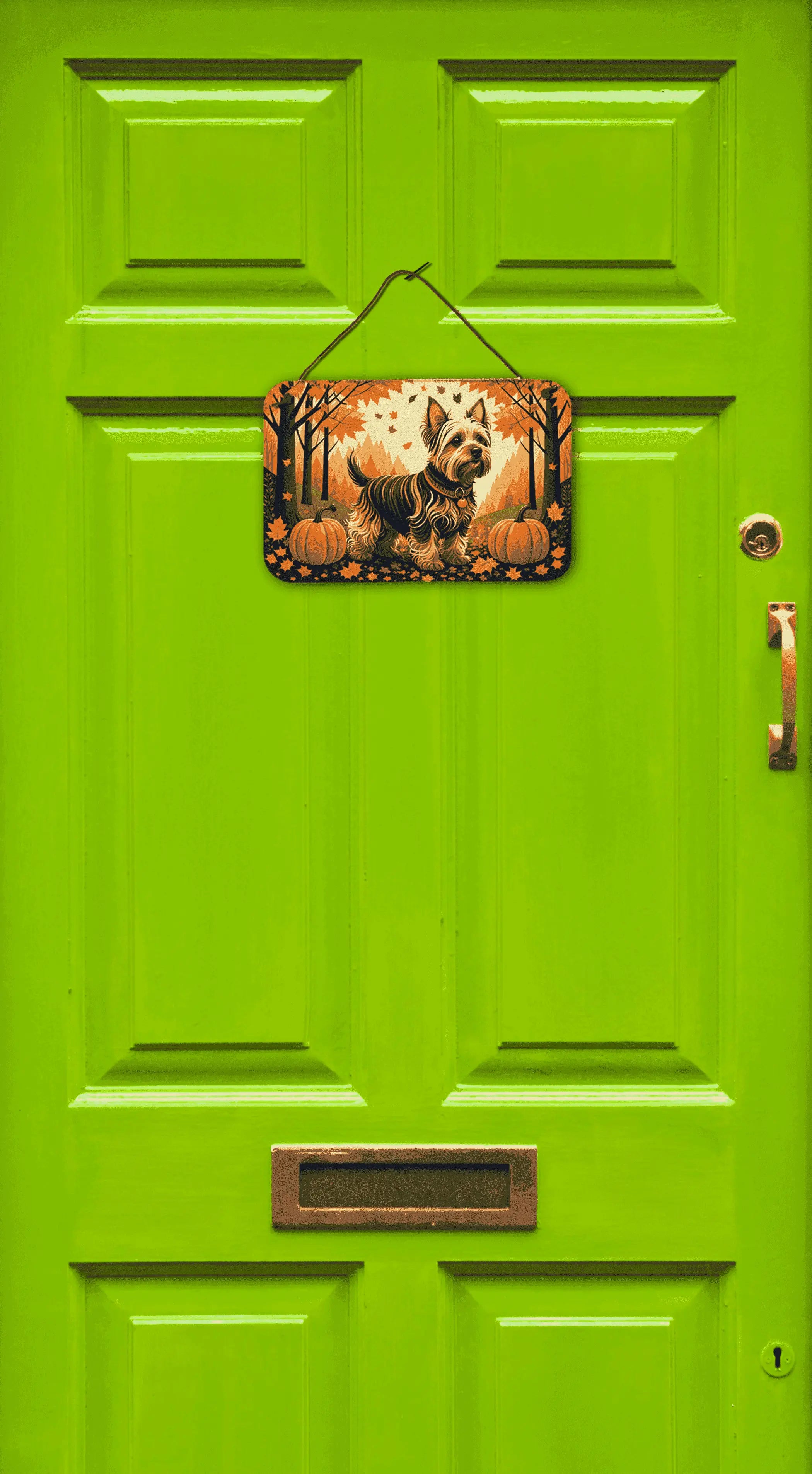 Silky Terrier Fall Wall or Door Hanging Prints Caroline's Treasures