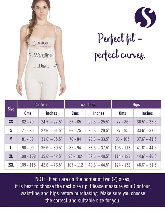 Siluet E Slimming Braless Mid-Thigh Body Shaper Lia International