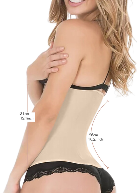 Siluet FN/F Natural Latex Waist Trainer Lined in Cotton Lia International