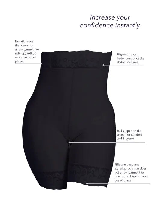 Siluet  High Waist Butt Lifter Shorts Lia International