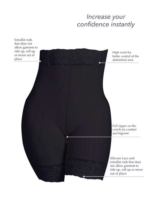 Siluet  High Waist Butt Lifter Shorts Lia International
