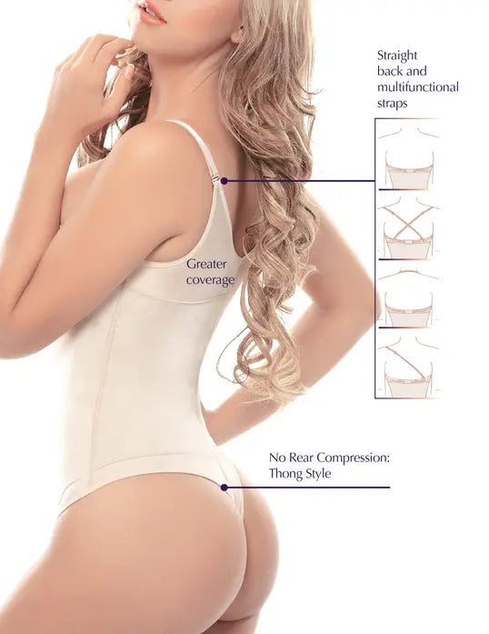 Siluet T Thermal latex shaper thong style without zipper Lia International