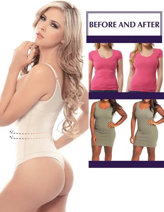 Siluet T Thermal latex shaper thong style without zipper Lia International