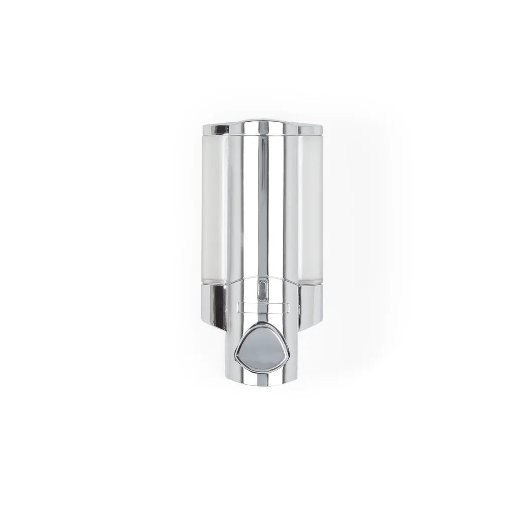 Silver Heavy Duty Plastic Wall Mount Soap Dispenser - GreatEagleInc