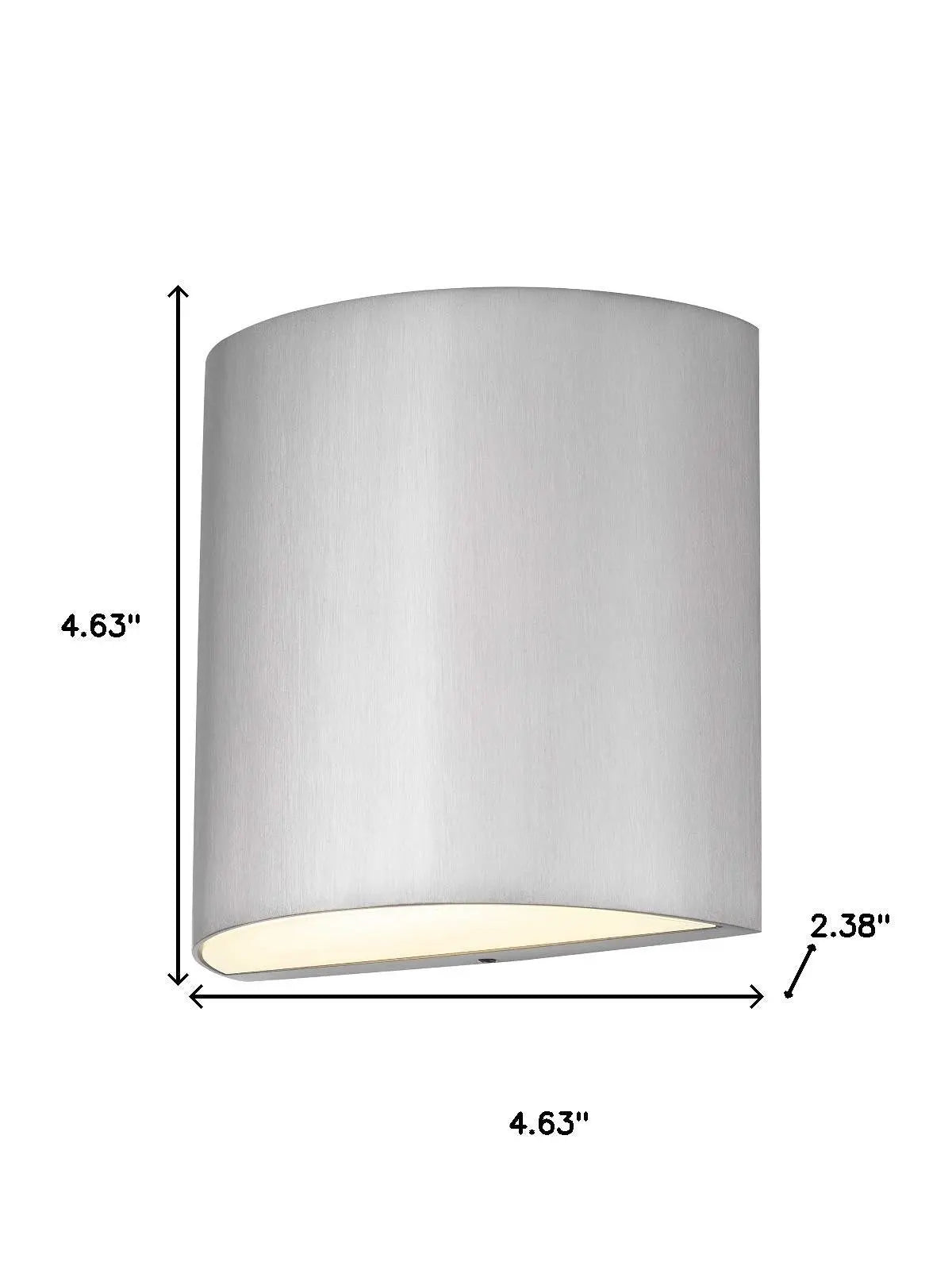 Silver LED Dimmable Outdoor Hanging Light Homeroots Outdoor
