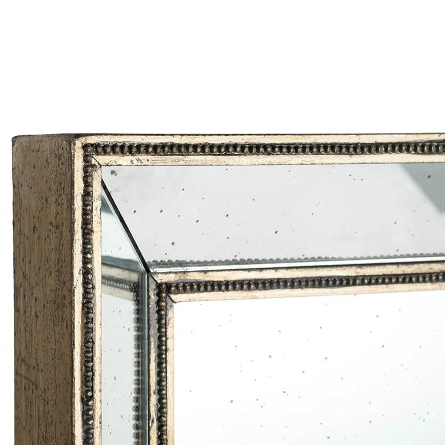 Silver Rectangle Accent Mirror - GreatEagleInc