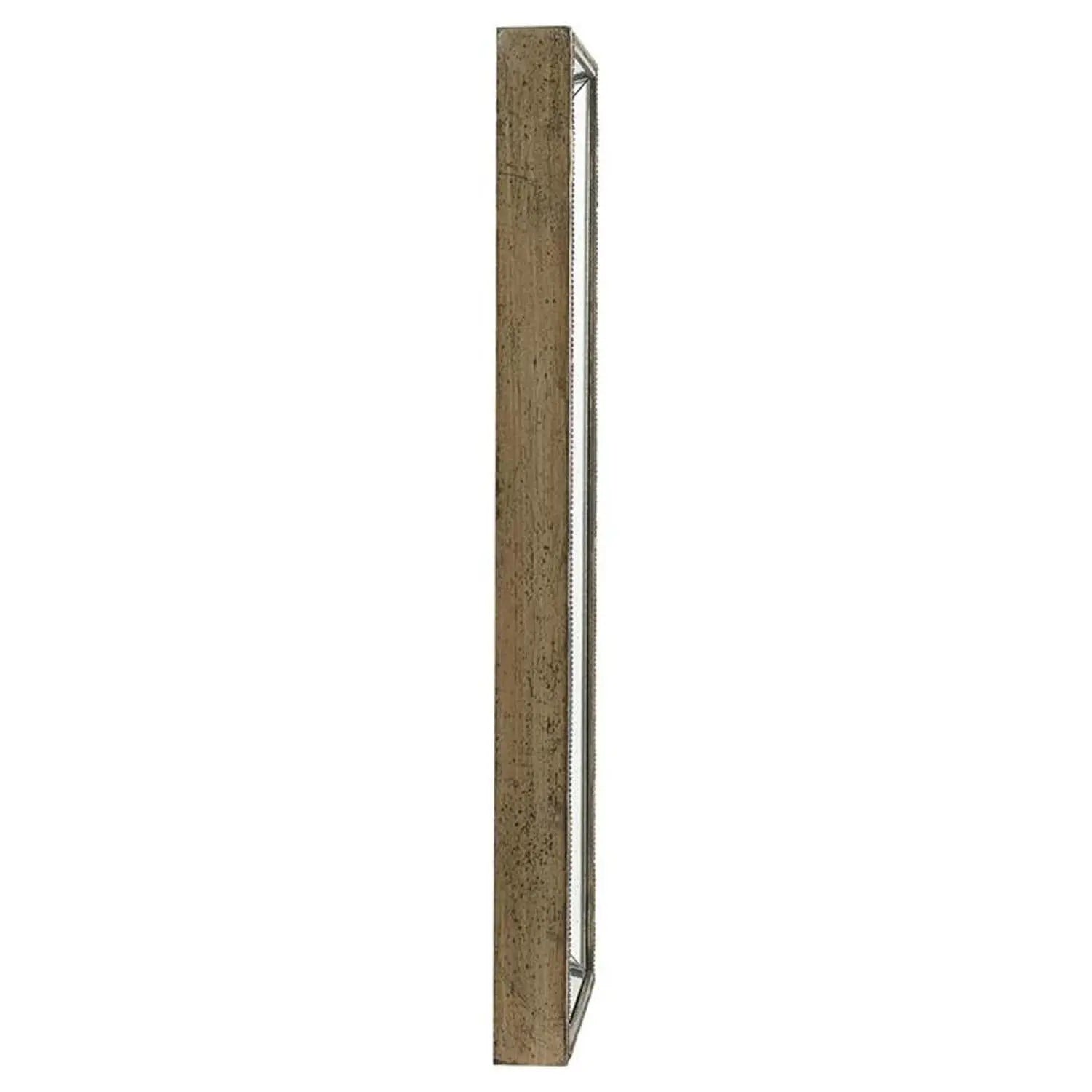 Silver Rectangle Accent Mirror - GreatEagleInc