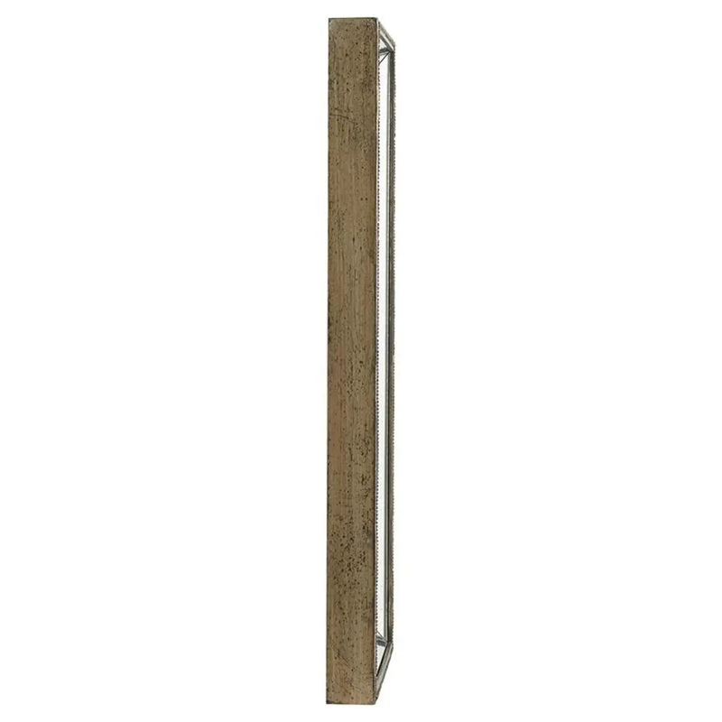 Silver Rectangle Accent Mirror - GreatEagleInc