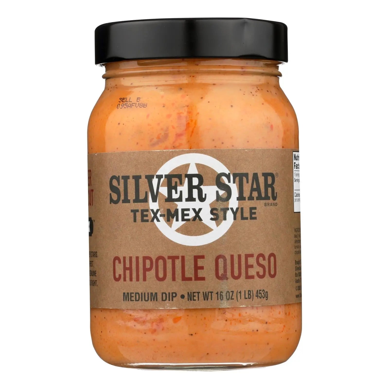 Silver Star - Salsa Chipolte Queso Dip - Case Of 6 - 16 Oz Silver Star