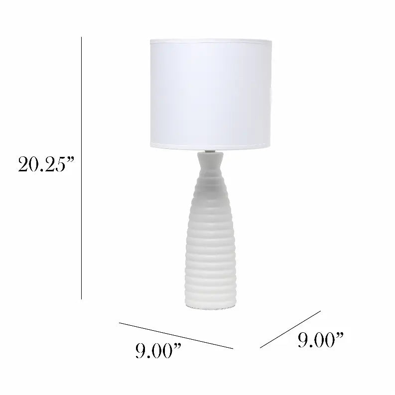 Simple Designs Alsace Bottle Table Lamp All The Rages, Inc.