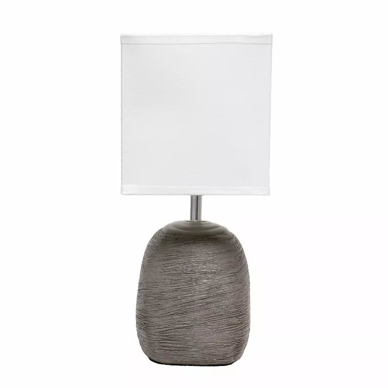 Simple Designs Bedrock Ceramic Table Lamp All The Rages, Inc.