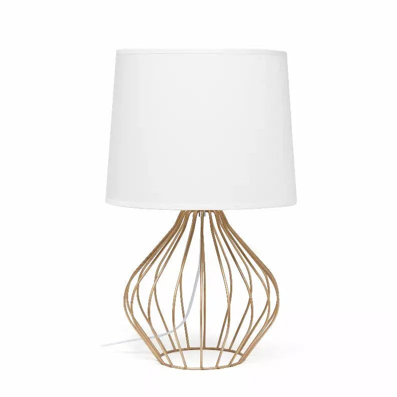 Simple Designs Geometrically Wired Table Lamp All The Rages, Inc.