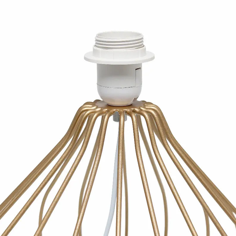 Simple Designs Geometrically Wired Table Lamp All The Rages, Inc.