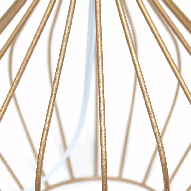 Simple Designs Geometrically Wired Table Lamp All The Rages, Inc.