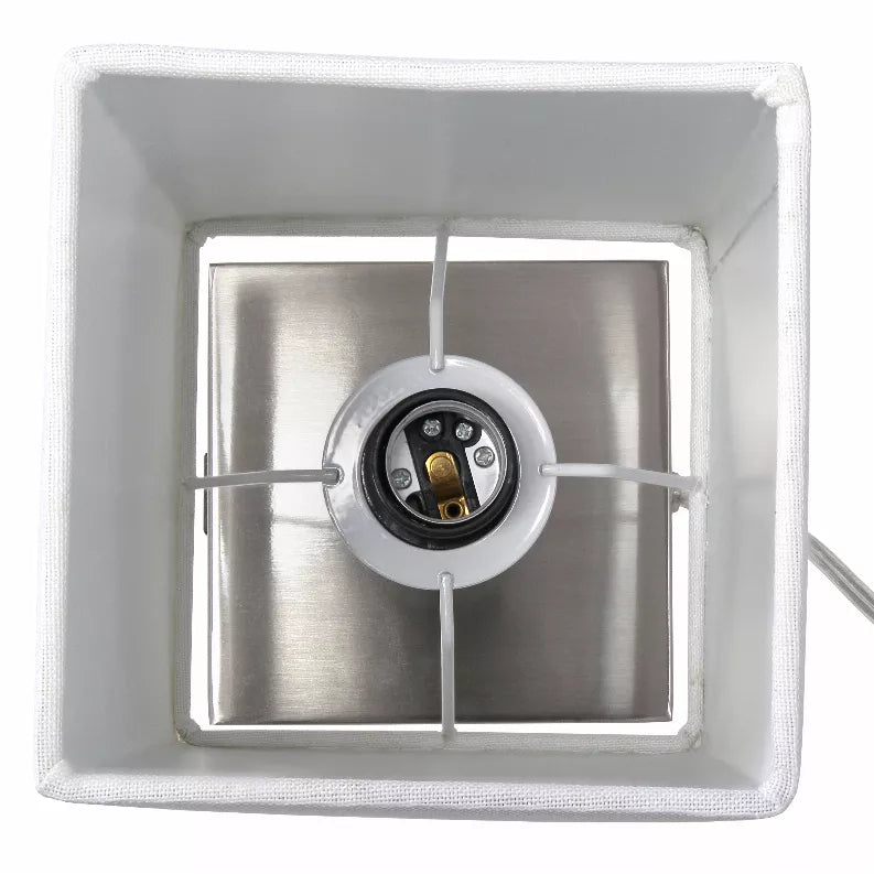 Simple Designs Petite Stick Lamp with USB Charging Port and Fabric Shade 2 Pack Set All The Rages, Inc.