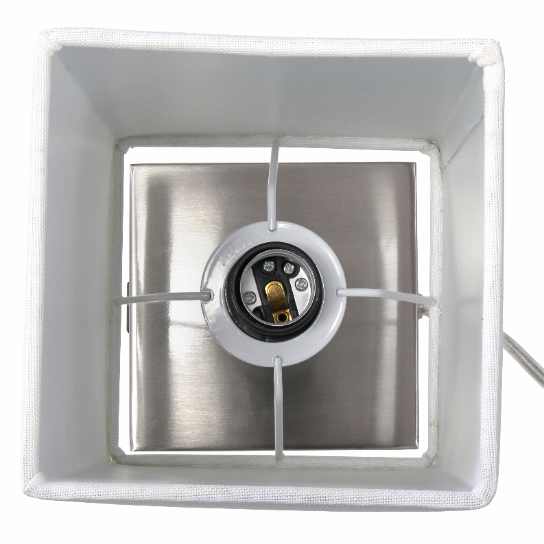 Simple Designs Petite Stick Lamp with USB Charging Port and Fabric Shade 2 Pack Set All The Rages, Inc.