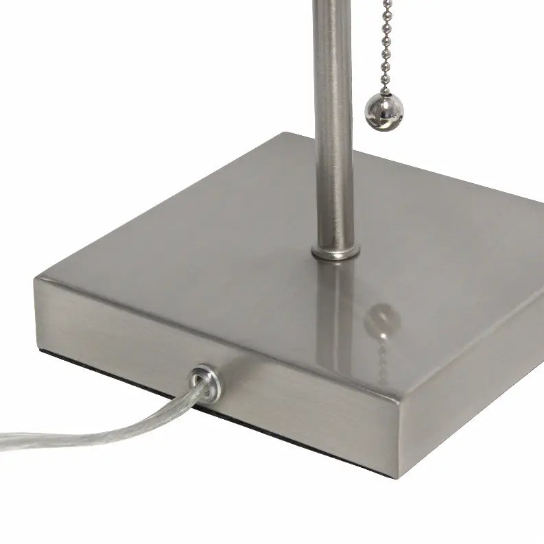Simple Designs Petite Stick Lamp with USB Charging Port and Fabric Shade 2 Pack Set All The Rages, Inc.