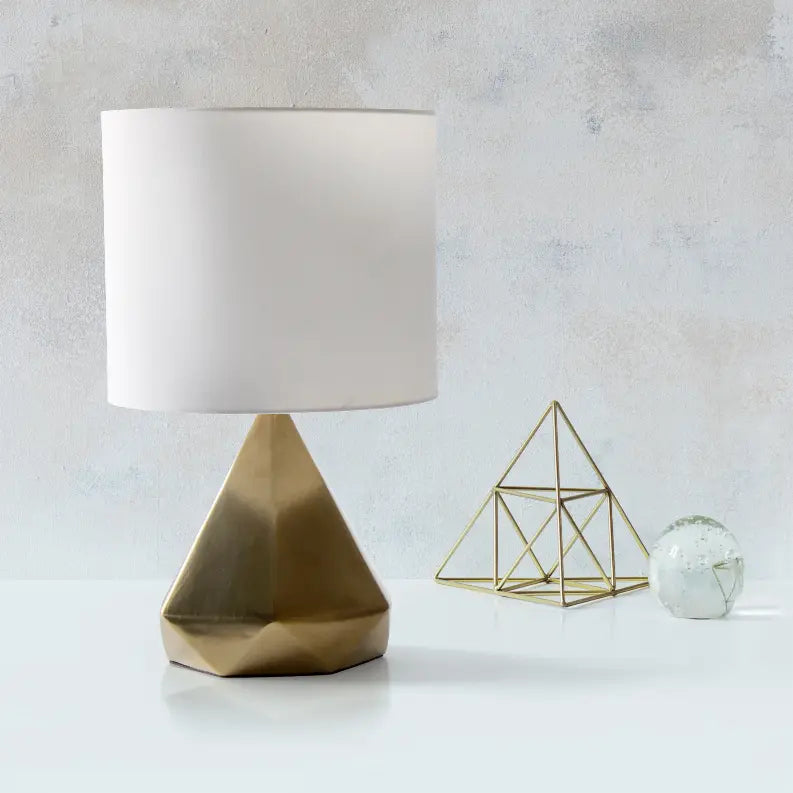 Simple Designs Solid Pyramid Table Lamp All The Rages, Inc.
