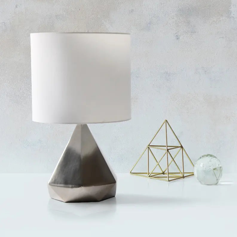 Simple Designs Solid Pyramid Table Lamp All The Rages, Inc.