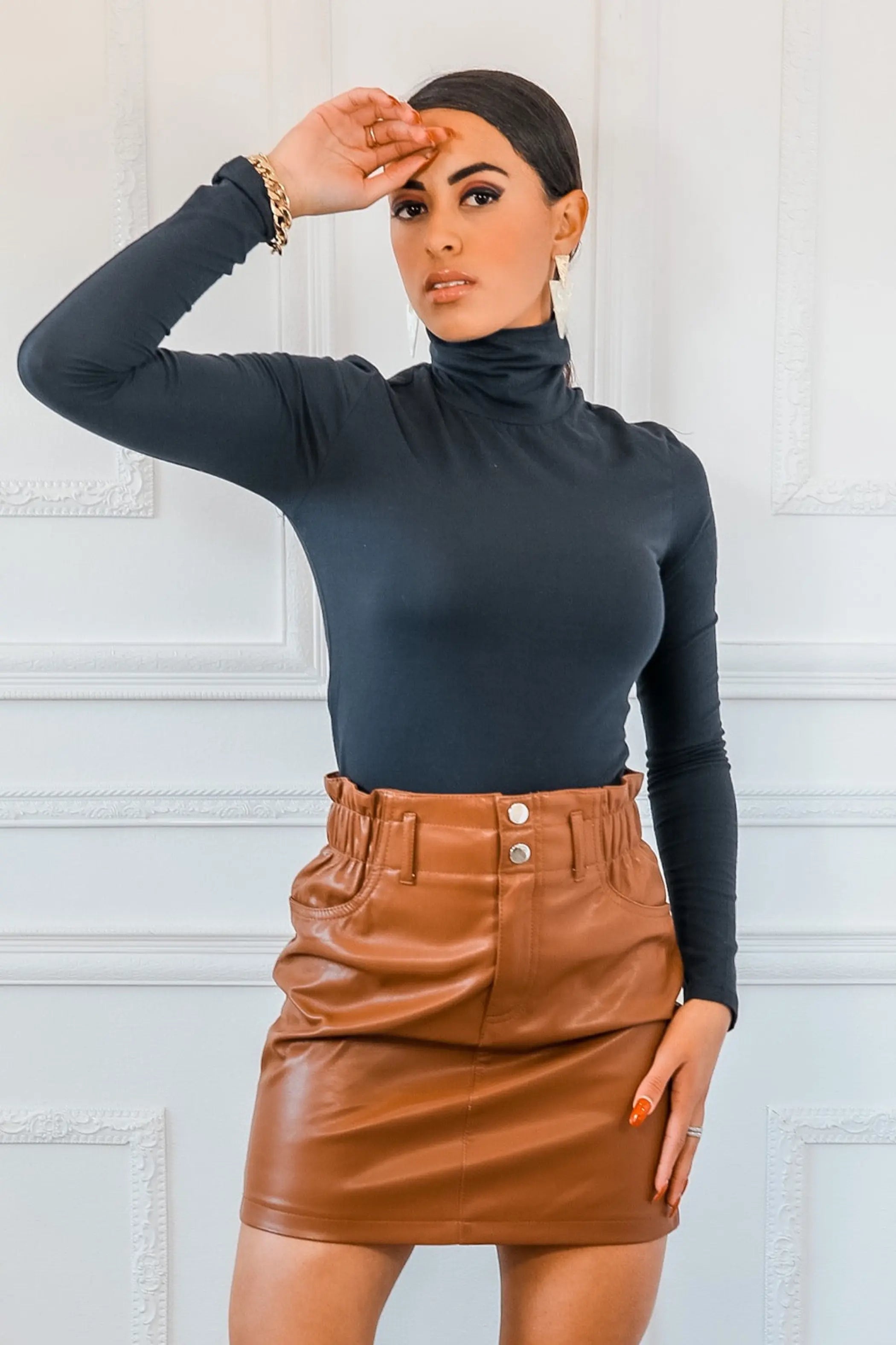 Simplicity Classic Turtleneck Top SurelyMine