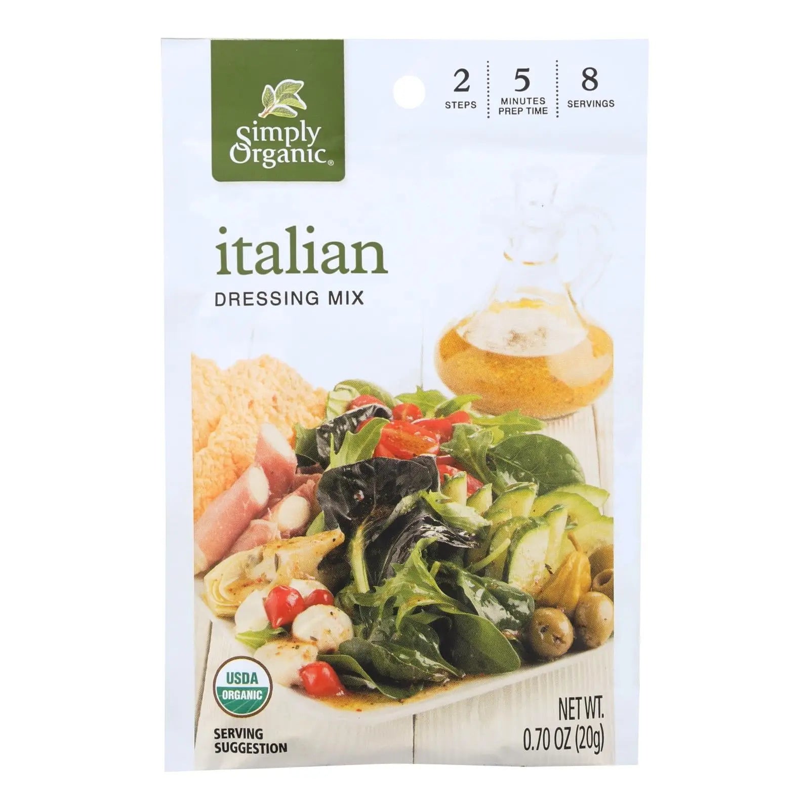 Simply Organic Italian Salad Dressing Mix - Case Of 12 - 0.7 Oz. - GreatEagleInc