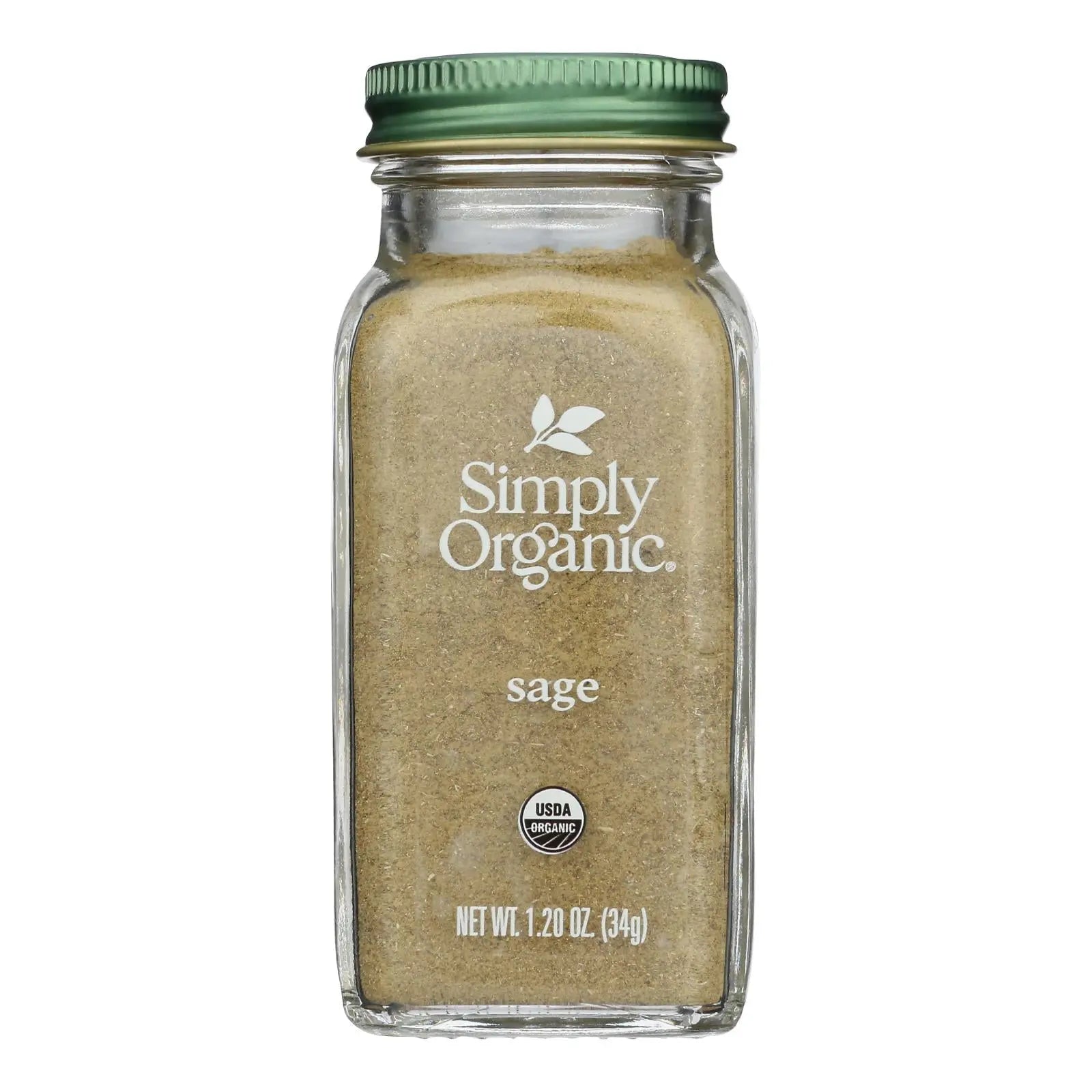 Simply Organic - Sage Og2 Ground - Cs Of 6-1.2 Oz Simply Organic