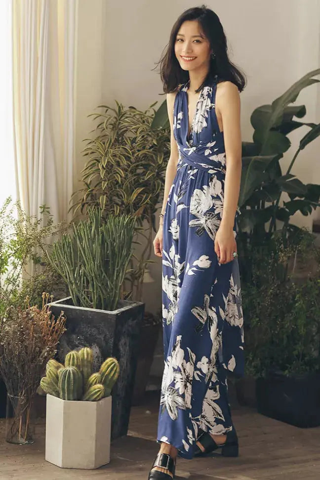 Since Then | Blue Dressy Style Jumpsuit Fangyan