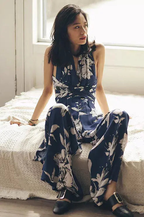 Since Then | Blue Dressy Style Jumpsuit Fangyan