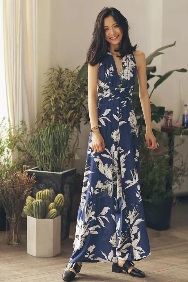 Since Then | Blue Dressy Style Jumpsuit Fangyan
