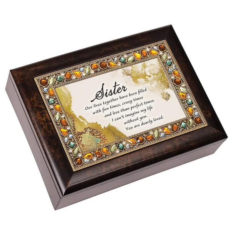 Sister Amber Jeweled Music Box Dicksons Inc
